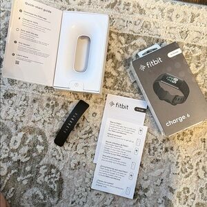 Black Fitbit charge 6 fitness Tracker